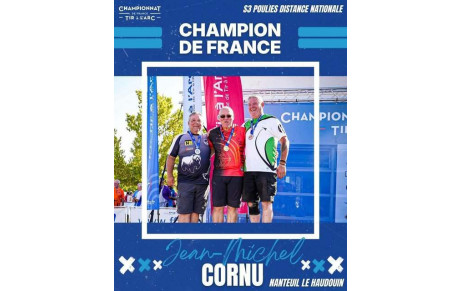 Jean-Michel Cornu est Champion de France en S3 Poulie !!! 🤩👏👏
